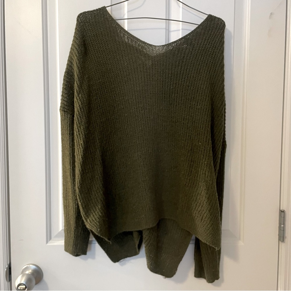 Green sweater